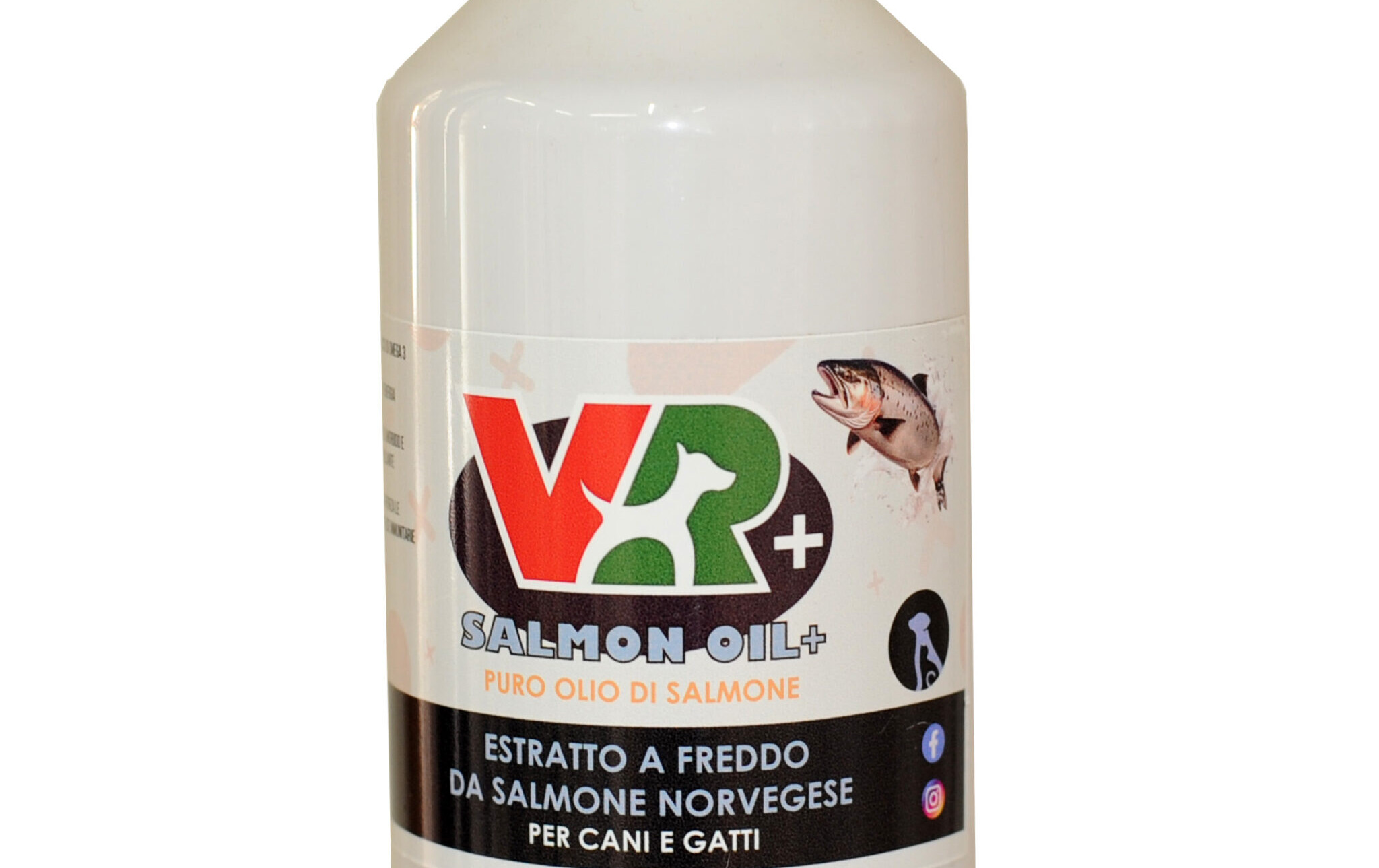 SALMON OIL+ - Estratto a freddo di salmone Norvegese per cani e gatti